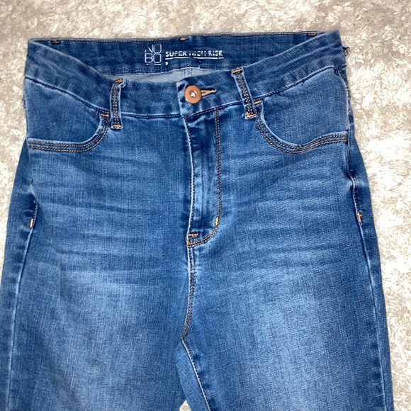 Blue high rise skinny jeans - Picture 2 of 6